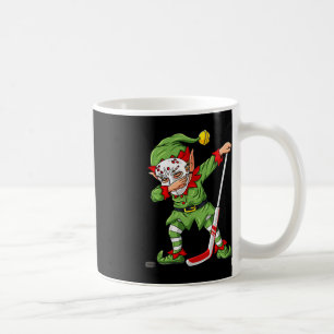 Weihnachts-Elf Dabbing Eishockey Spieler Boys Kind Kaffeetasse