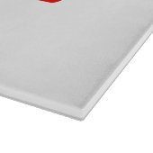 Weihnachts-Elf Emoticon Xmas ASCII Text Kunst Schneidebrett (Ecke)