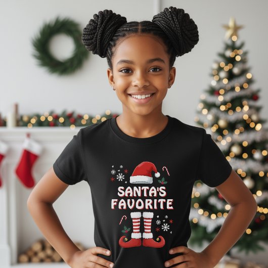 Weihnachts-Elf-Familie Matching Funny Black T - Sh T-Shirt
