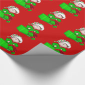 Weihnachts-Elf-Feiertagsverpackungspapier Geschenkpapier (Ecke)