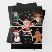 Weihnachts-Elf-Freunde Weihnachten Weihnachten-Tab Geschenkpapier Set (Beispiel)