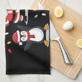 Weihnachts-Elf-Freunde Weihnachten Weihnachten-Tab Geschirrtuch (Viertel Falte)