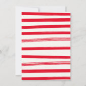 Weihnachts-Elf-Geburtstagsparty Einladung (Rückseite)