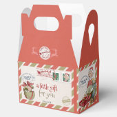 Weihnachts-Elf-Geschenkgutscheine für Süßigkeiten Geschenkschachtel (Geöffnet)