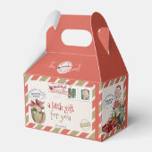 Weihnachts-Elf-Geschenkgutscheine für Süßigkeiten Geschenkschachtel (Vorderseite)