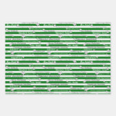 Weihnachts-Elf-Girl und Boy Wrapping Paper Geschenkpapier Set (Vorderseite 3)