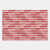 Weihnachts-Elf-Girl und Boy Wrapping Paper Geschenkpapier Set (Vorderseite 2)