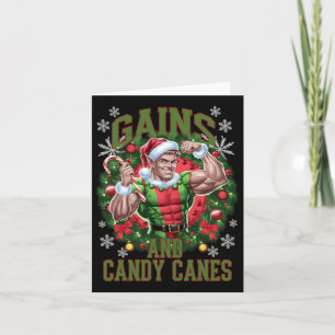 Weihnachts-Elf-Gym-Trainingsgewinne und -Canons 1 Karte