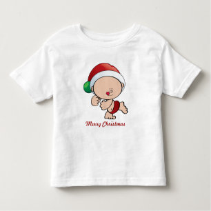 Weihnachts-Elf-Holiday-Tee-Shirt Kleinkind T-shirt