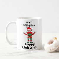 Weihnachts-Elf kann ich dir helfen, glücklichen We