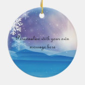 Weihnachts-Elf Keramik Ornament (Hinten)