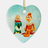 Weihnachts-Elf Keramikornament (Rechts)