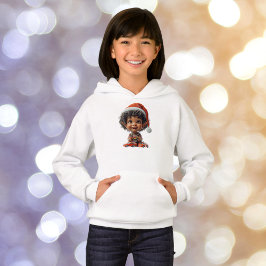 Weihnachts-Elf-Mädchen-Hoodie Hoodie