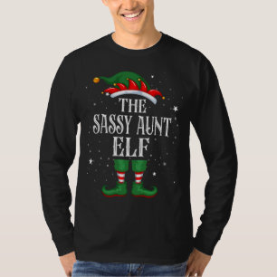 Weihnachts Elf Matching Familie Funny Die sassane  T-Shirt