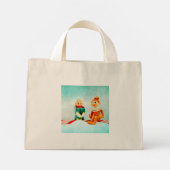 Weihnachts-Elf Mini Stoffbeutel (Rückseite)