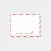 Weihnachts-Elf-Nachricht Eine Nachricht von Ihrem  Post-it Klebezettel (Vorderseite)