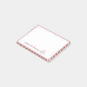 Weihnachts-Elf-Nachricht Eine Nachricht von Ihrem  Post-it Klebezettel (angewinkelt)