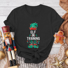 Weihnachts-Elf-Office-Team-Party und Familienanpas T-Shirt