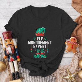 Weihnachts-Elf-Office-Team-Party und Familienanpas T-Shirt