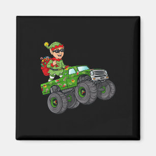 Weihnachts Elf Reitmonster Truck Boys Kinder Famil Magnet