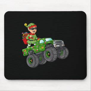 Weihnachts Elf Reitmonster Truck Boys Kinder Famil Mousepad