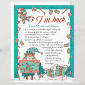 Weihnachts-Elf-Rücksendung (Vorne/Hinten)