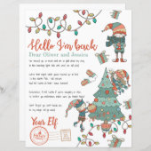 Weihnachts-Elf-Rücksendung (Vorne/Hinten)