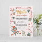 Weihnachts-Elf-Rücksendung (Stehend Vorderseite)
