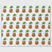 Weihnachts-Elf-Schüssel mit Gegenwart Geschenkpapier (Flach)