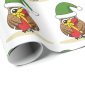 Weihnachts-Elf-Schüssel mit Gegenwart Geschenkpapier (Rolleneckpunkt)