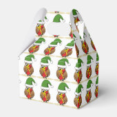 Weihnachts-Elf-Schüssel mit Gegenwart Geschenkschachtel (Rückseite)