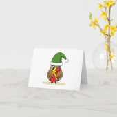 Weihnachts-Elf-Schüssel mit Gegenwart Karte (Gelbe Blume)