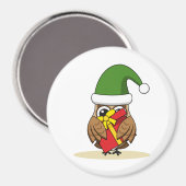 Weihnachts-Elf-Schüssel mit Gegenwart Magnet (Vorderseite/Rückseite)