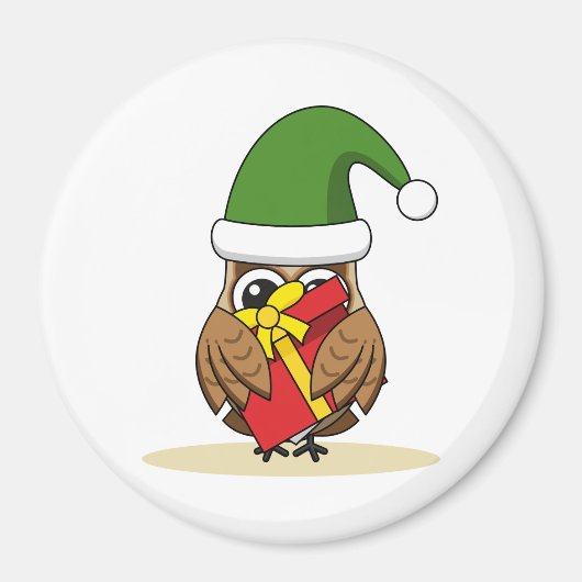 Weihnachts-Elf-Schüssel mit Gegenwart Magnet (Vorne)