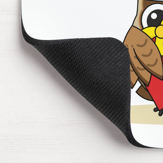 Weihnachts-Elf-Schüssel mit Gegenwart Mousepad (Ecke)