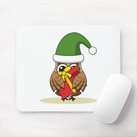 Weihnachts-Elf-Schüssel mit Gegenwart Mousepad (Mit Mouse)