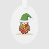 Weihnachts-Elf-Schüssel mit Gegenwart Ornament (Rückseite)