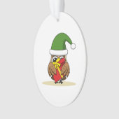 Weihnachts-Elf-Schüssel mit Gegenwart Ornament (Vorderseite)