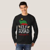 Weihnachts-Elf-Squad Kindergarten-Lehrer T-Shirt (Vorne ganz)