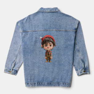 Weihnachts-Elf-T-Shirt der Frauen Jeansjacke