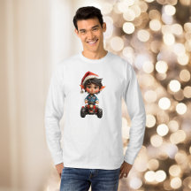 Weihnachts-Elf-T-Shirt der Herren