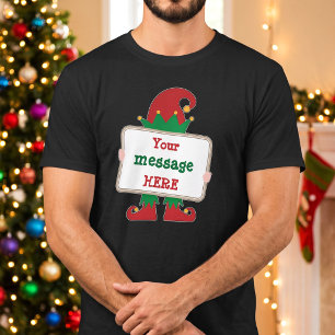 Weihnachts-Elf-T - Shirt mit Personalisierter Bots
