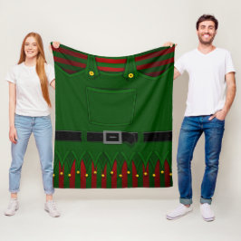 Weihnachts-Elf-Throw Blankets Feiertage Elf H Fleecedecke