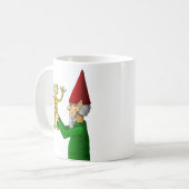 Weihnachts-Elf und Robot Kaffeetasse (Vorderseite Links)