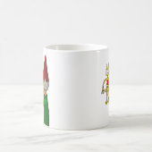 Weihnachts-Elf und Robot Kaffeetasse (Mittel)