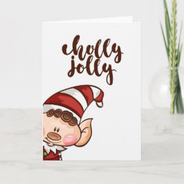Weihnachts-Elf - "Weihnachtskarte 03" Feiertagskarte