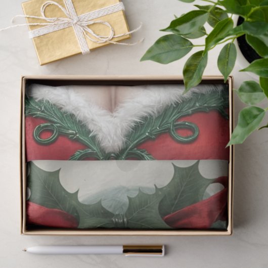 Weihnachts-Elf-Winter-Dekoupage Seidenpapier (Geschenk)