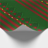 Weihnachts-Elf Wrapping Paper Niedlich Elf Geschen Geschenkpapier (Ecke)