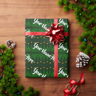 Weihnachts-Elf Wrapping Paper Niedlich Elf Geschen Geschenkpapier