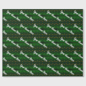 Weihnachts-Elf Wrapping Paper Niedlich Elf Geschen Geschenkpapier (Flach)